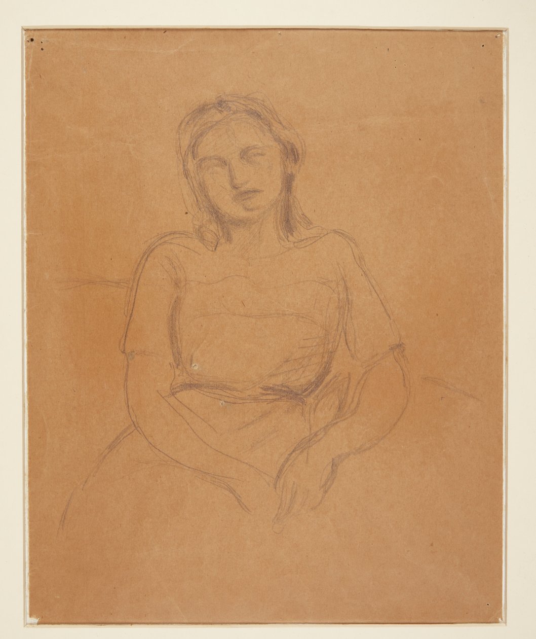 Jeune fille assise - Harald Giersing