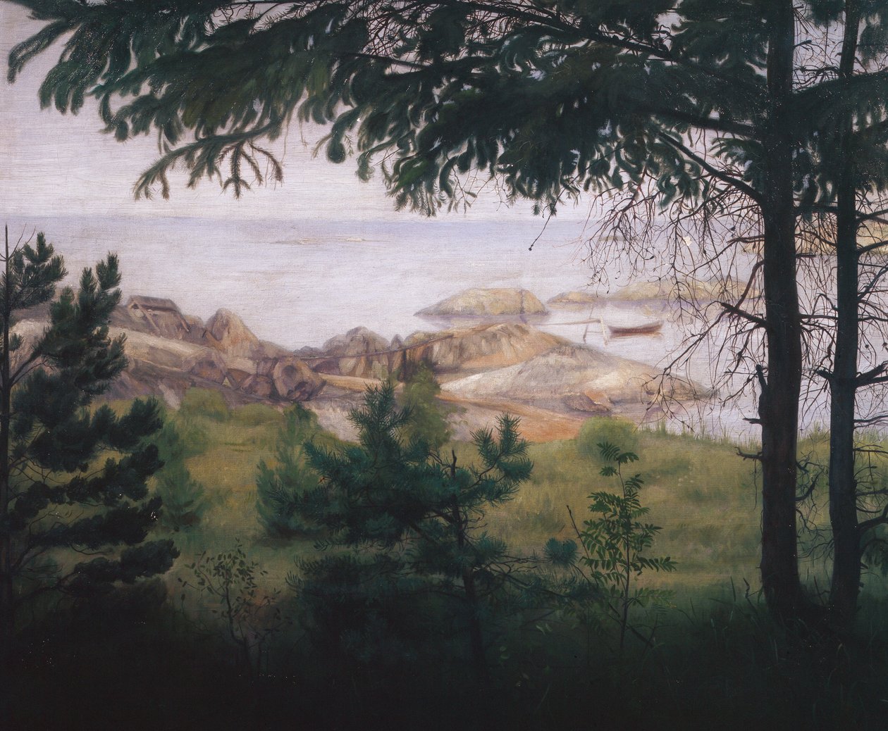Au bord de la mer - Harald Oscar Sohlberg
