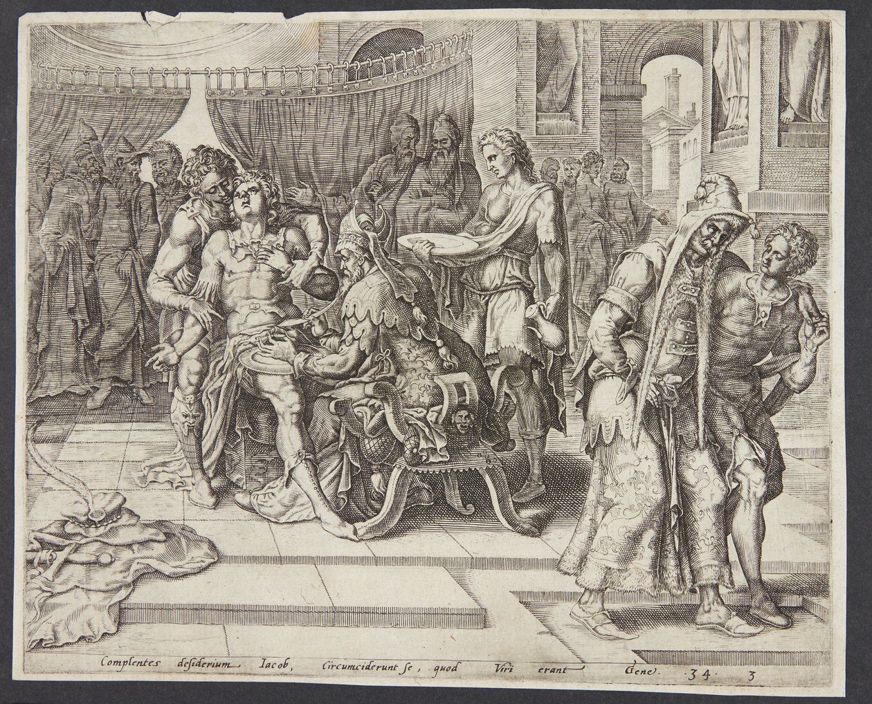 La circoncision de Sichem - Harmen Jansz. Muller