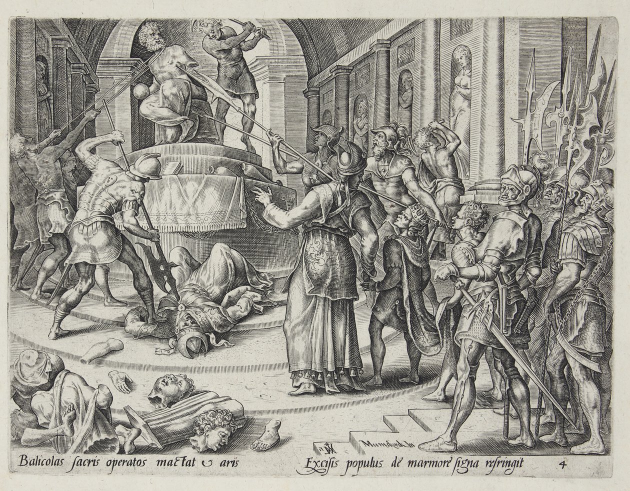 La destruction de la maison de Baal - Harmen Jansz. Muller
