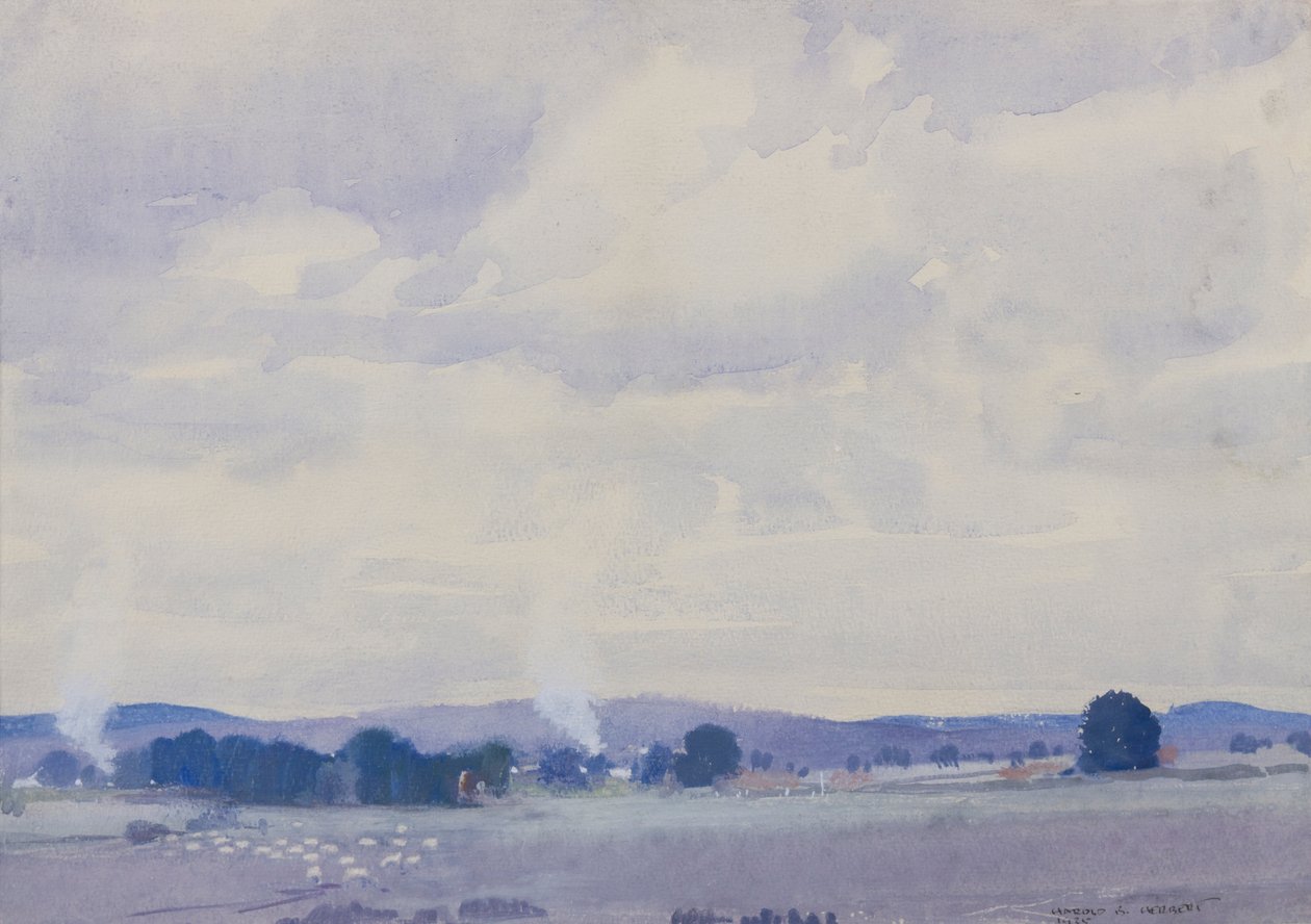 Pays de moutons, Victoria, 1935 - Harold Brocklebank Herbert