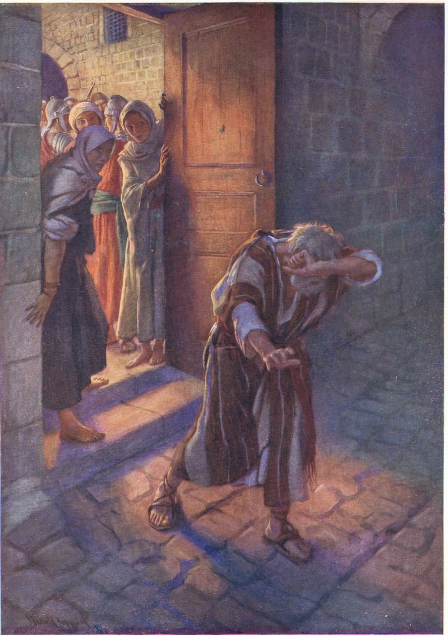 Le remords de Pierre, illustration de Harold Copping Pictures: The Crown Series, vers 1920 - Harold Copping