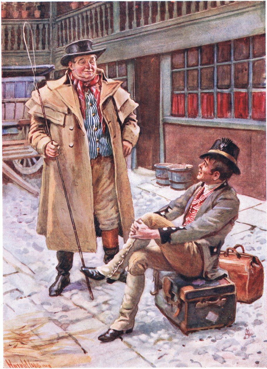 Sam Weller et son père, illustrations pour 
