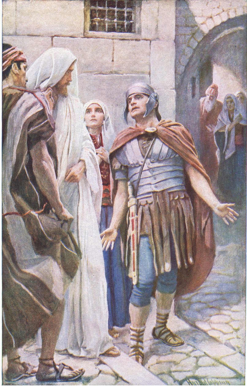 Le centurion, illustration de Harold Copping Pictures: The Crown Series, vers 1920 - Harold Copping