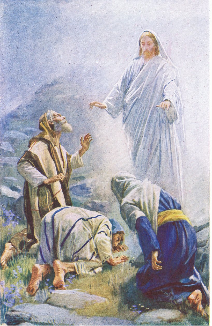 La transfiguration, illustration de Harold Copping Pictures: The Crown Series, vers 1920 - Harold Copping
