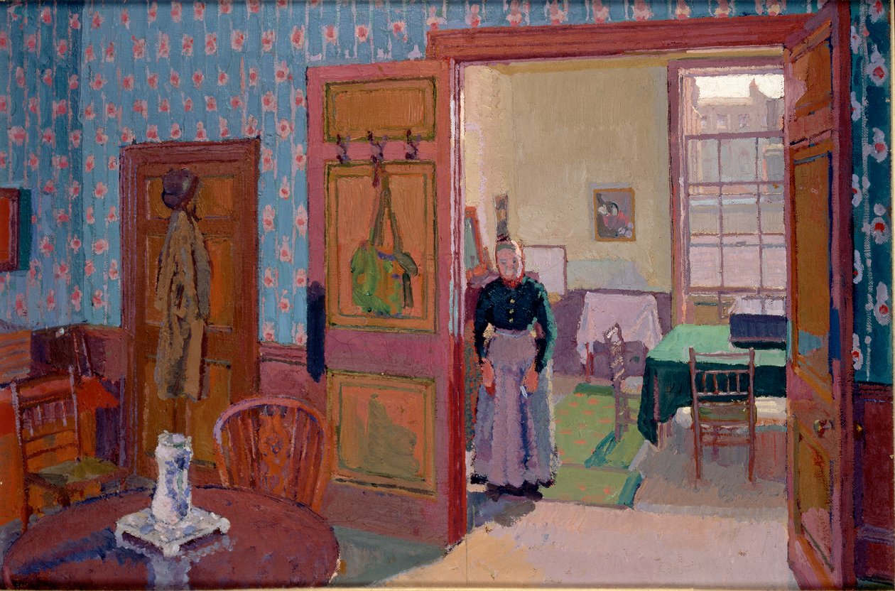 Intérieur avec Mme Mounter, 1916-1917 - Harold Gilman