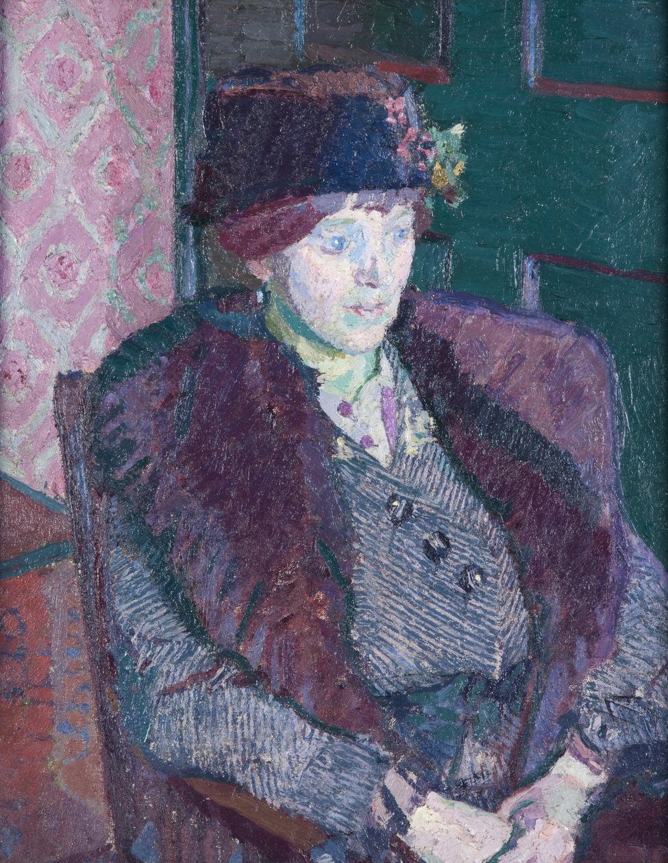 Portrait de Mme Victor Sly, vers 1914-15 - Harold Gilman