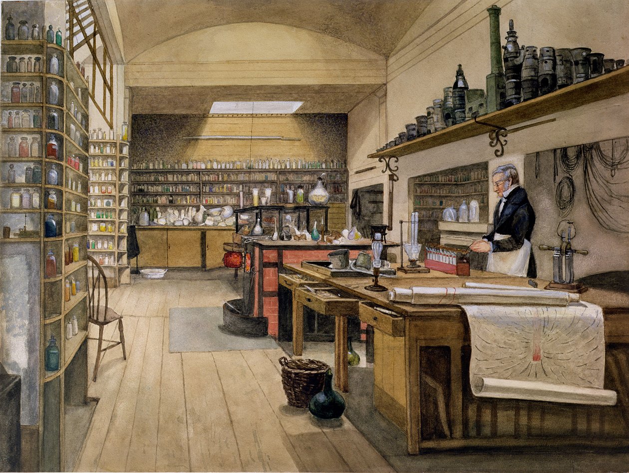Sergent Anderson dans le laboratoire du sous-sol, 1852 - Harriet Jane Moore