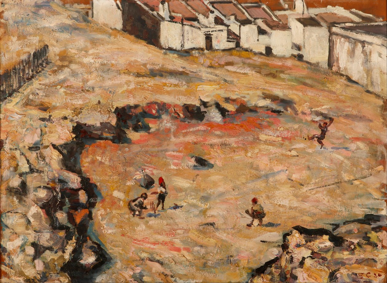 Le match de cricket (quartier malais) - Harry Stratford Caldecott