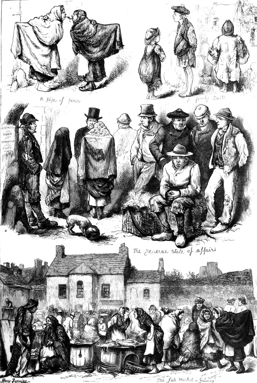 Croquis à Galway, illustration de 