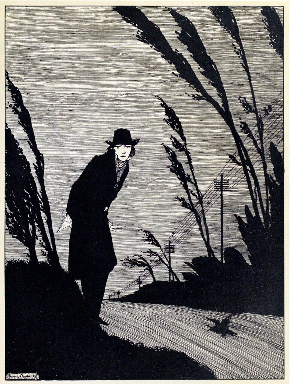 Au milieu de tout était un visage blanc froid, de The Year