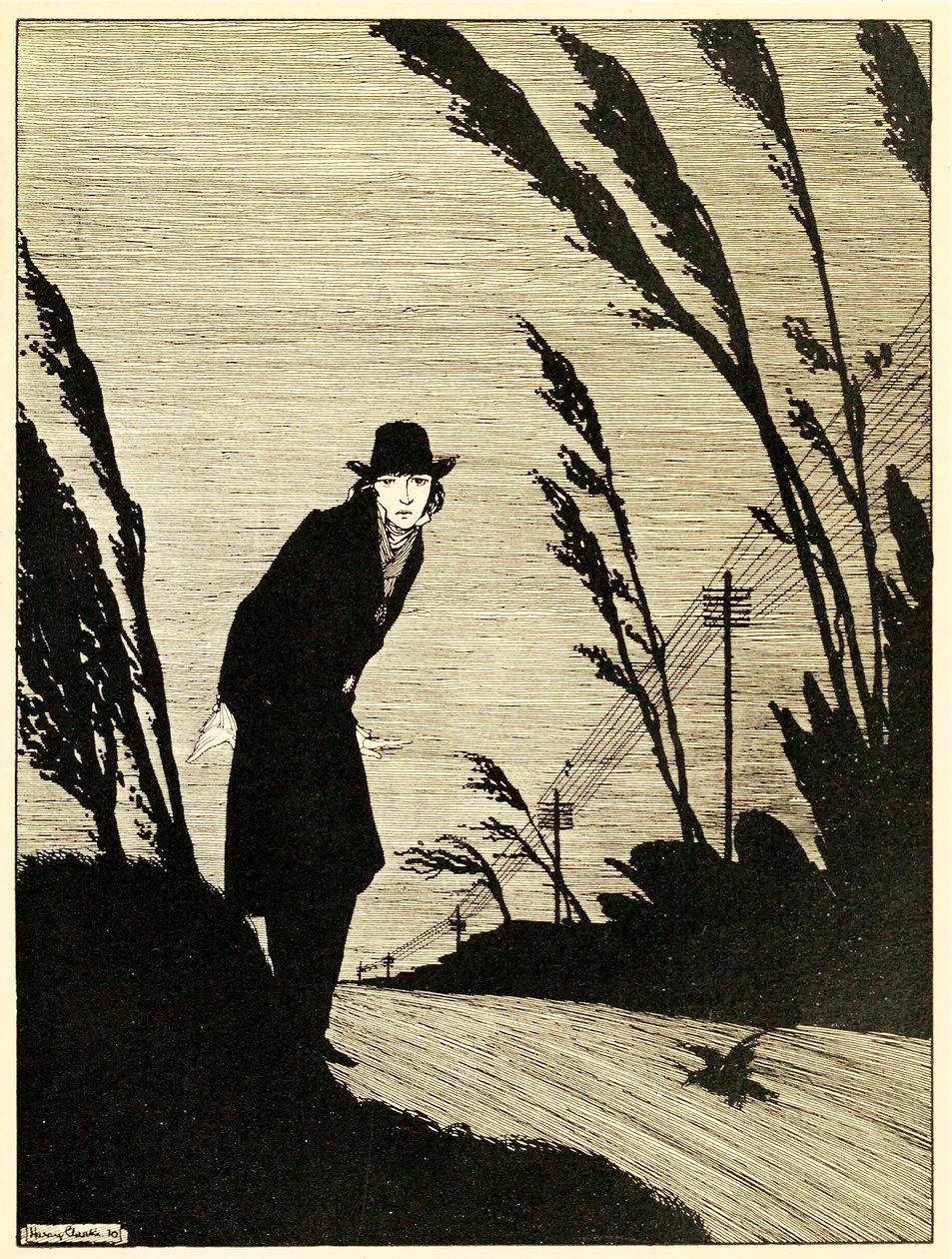 Au milieu de tout était un visage blanc froid, de The Year