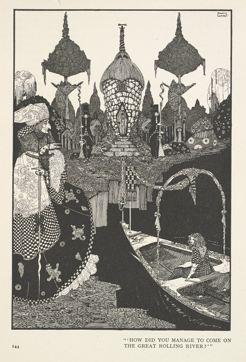 La Reine des Neiges. Comment avez-vous réussi à venir sur la grande rivière roulante ? - Harry Clarke