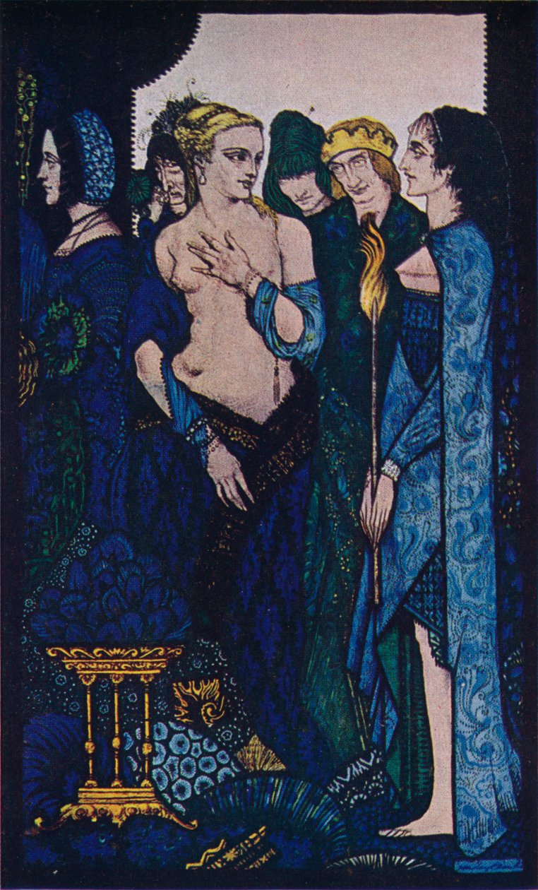 Nous avons nommé Lucrezia Crivelli et la Dame de Titien, vers 1910 - Harry Clarke