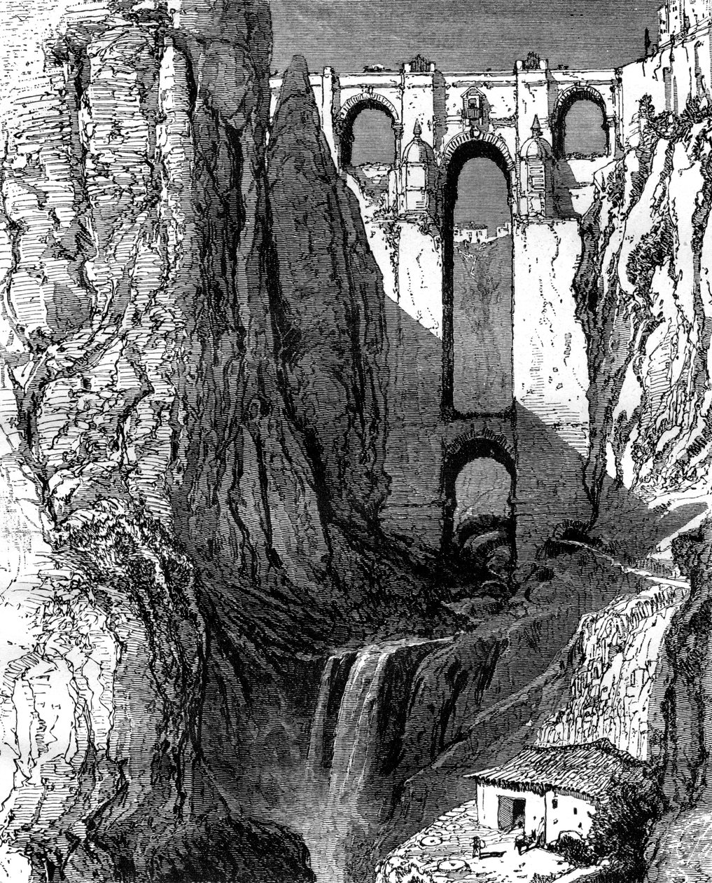 Puente Nuevo, Ronda, Espagne - Harry Fenn