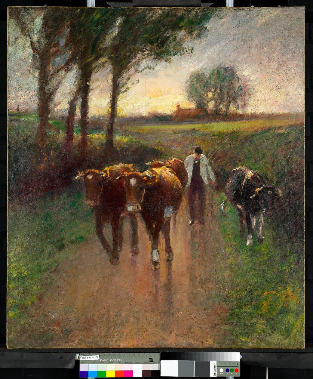 Conduire les vaches au pâturage - Harry Fidler