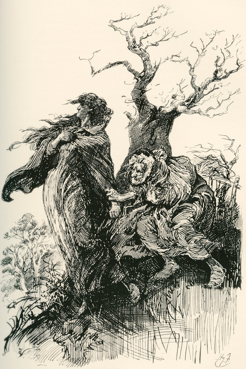Alice Brown et sa mère - Harry Furniss