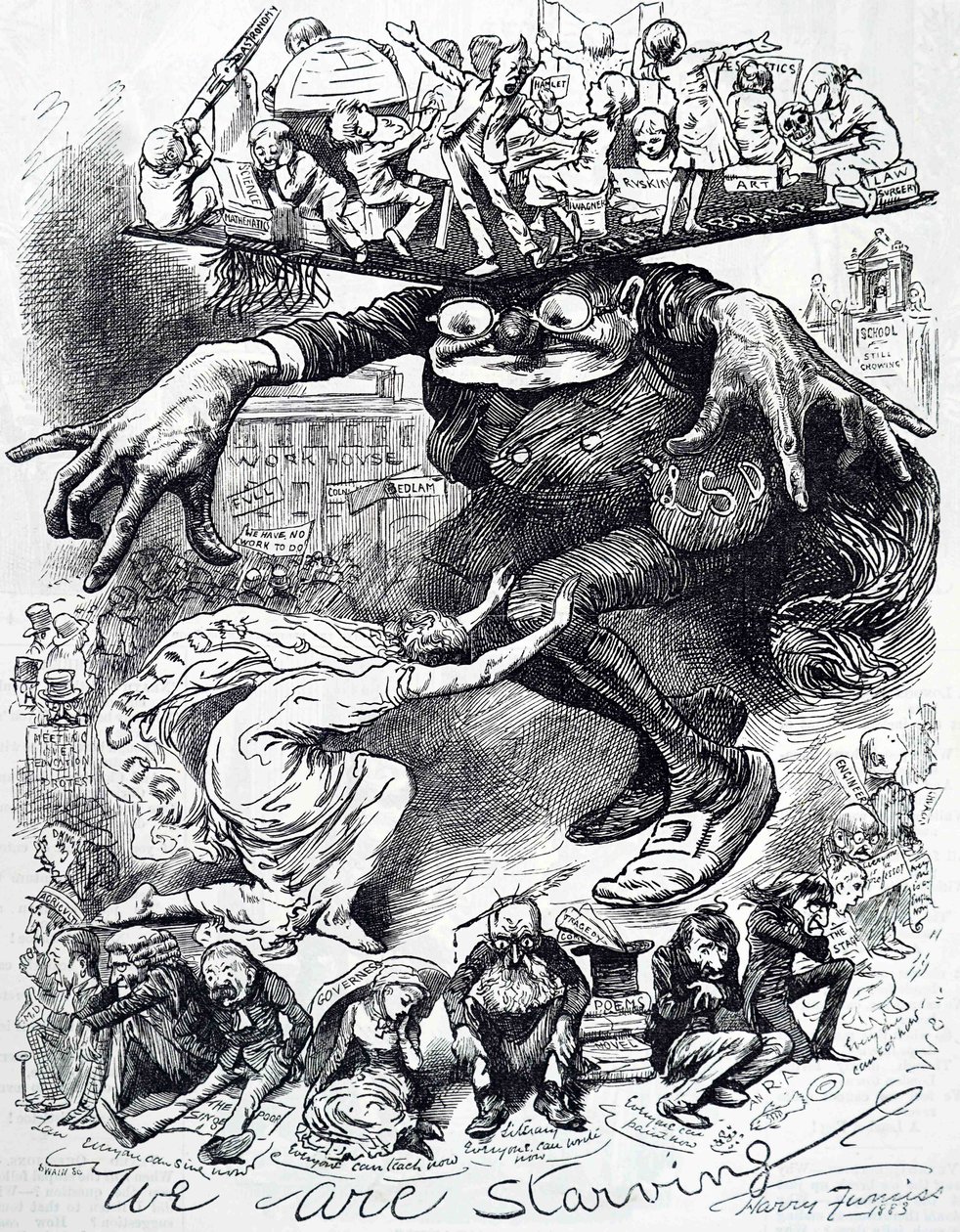 Écoles publiques - Harry Furniss