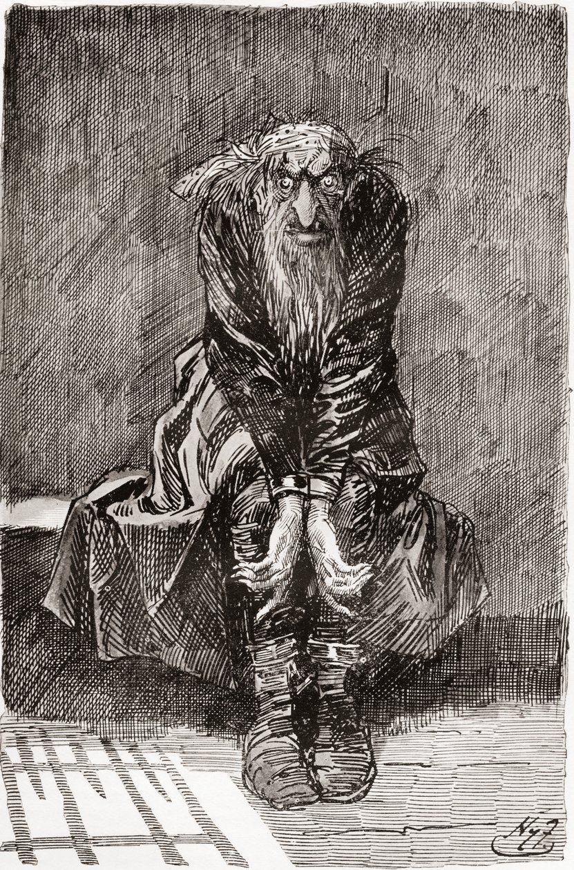 Fagin dans la cellule des condamnés. "Il s