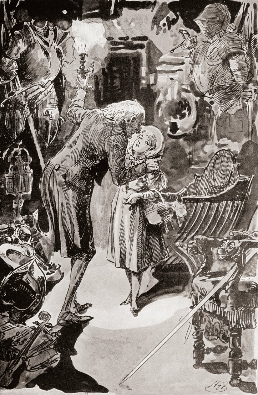 Illustration pour The Old Curiosity Shop de Charles Dickens - Harry Furniss