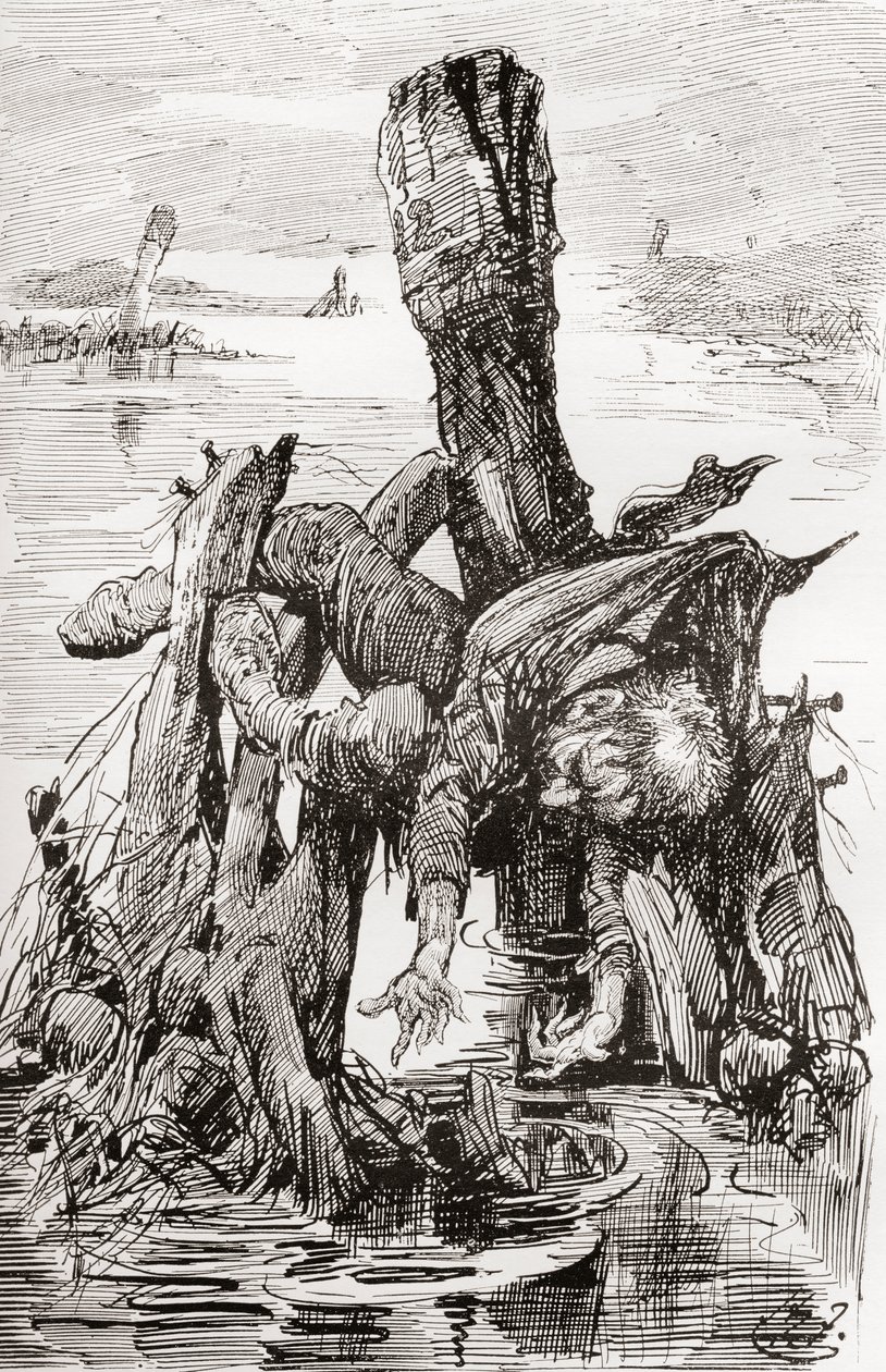 Illustration pour The Old Curiosity Shop de Charles Dickens - Harry Furniss