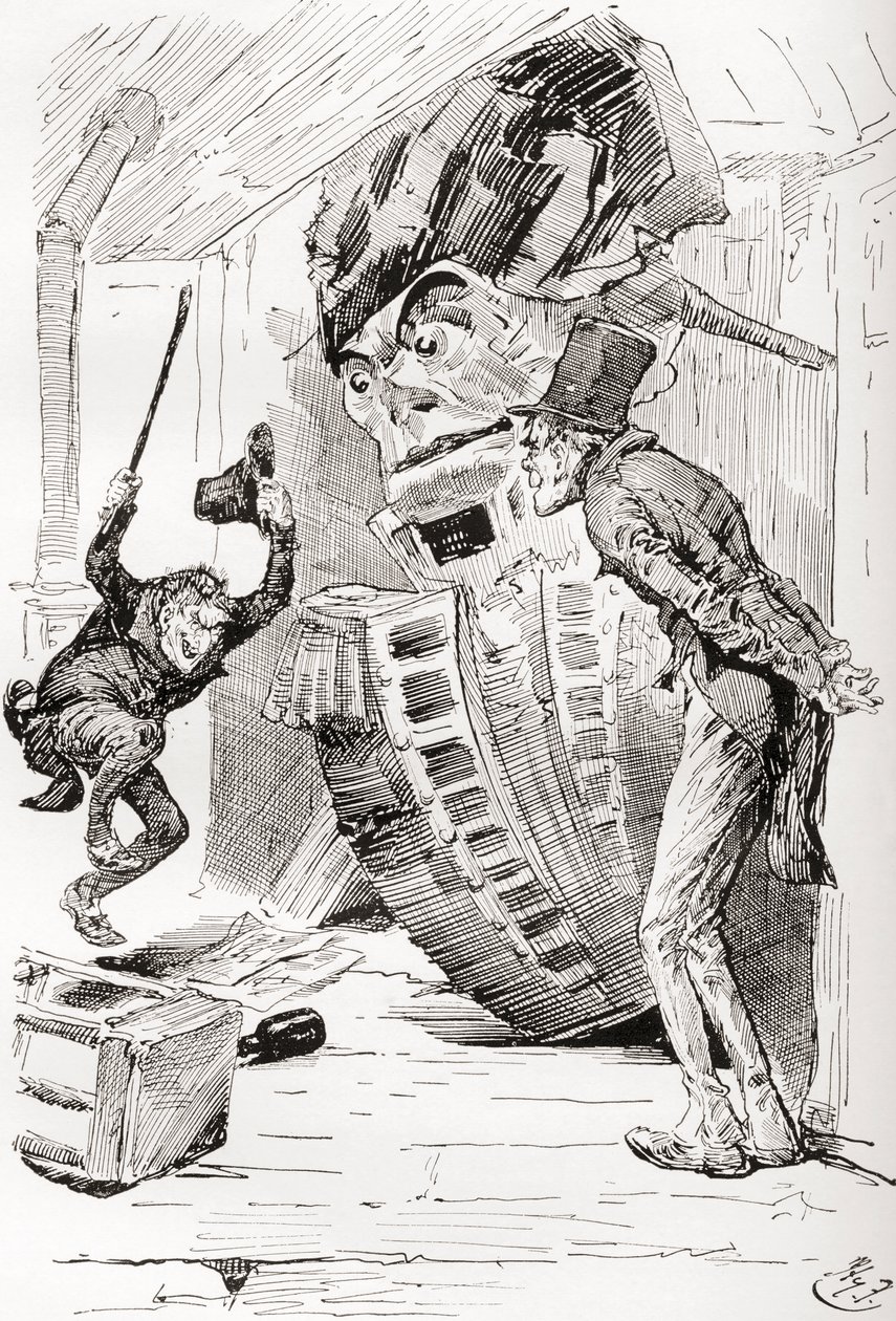 Illustration pour le roman de Charles Dickens Le Magasin d