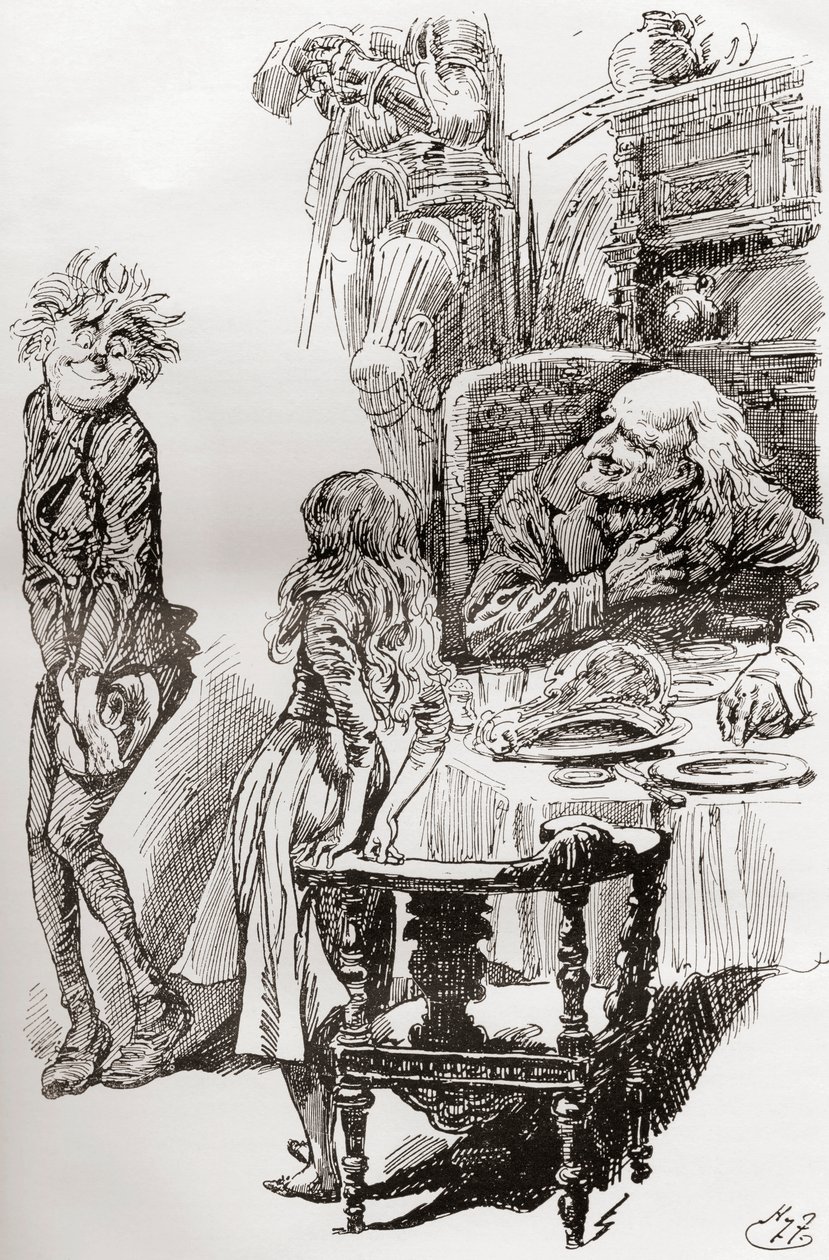 Illustration pour le roman de Charles Dickens Le Magasin d