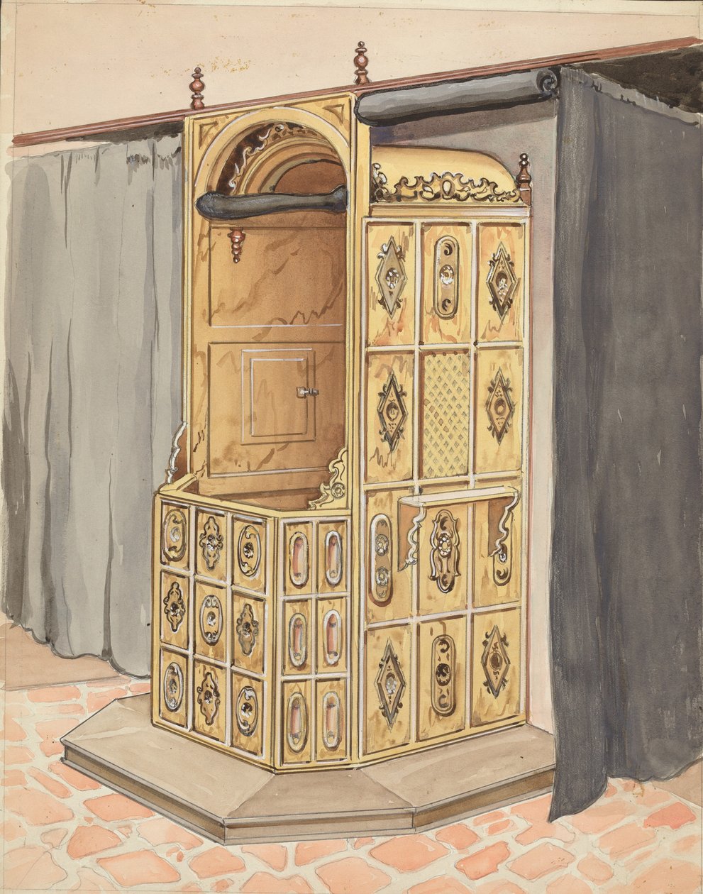Côté de la Chaise de Confessionnal - Harry Mann Waddell