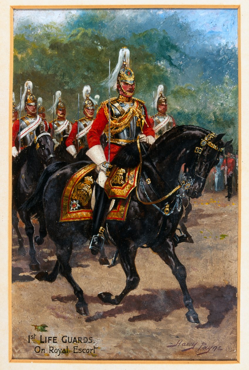 1st Life Guards, en escorte royale - Harry Payne