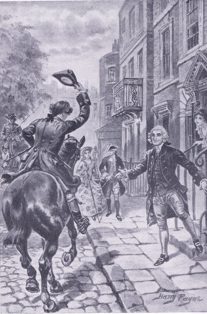 La longue chevauchée se termine à Londres, illustration de Mon Magazine - Harry Payne