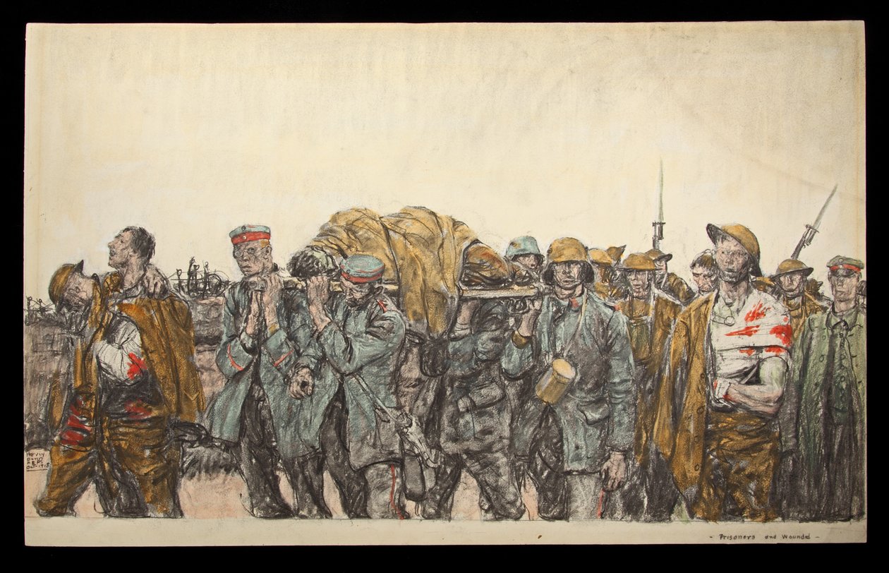 Prisonniers et blessés - Harvey T. Dunn
