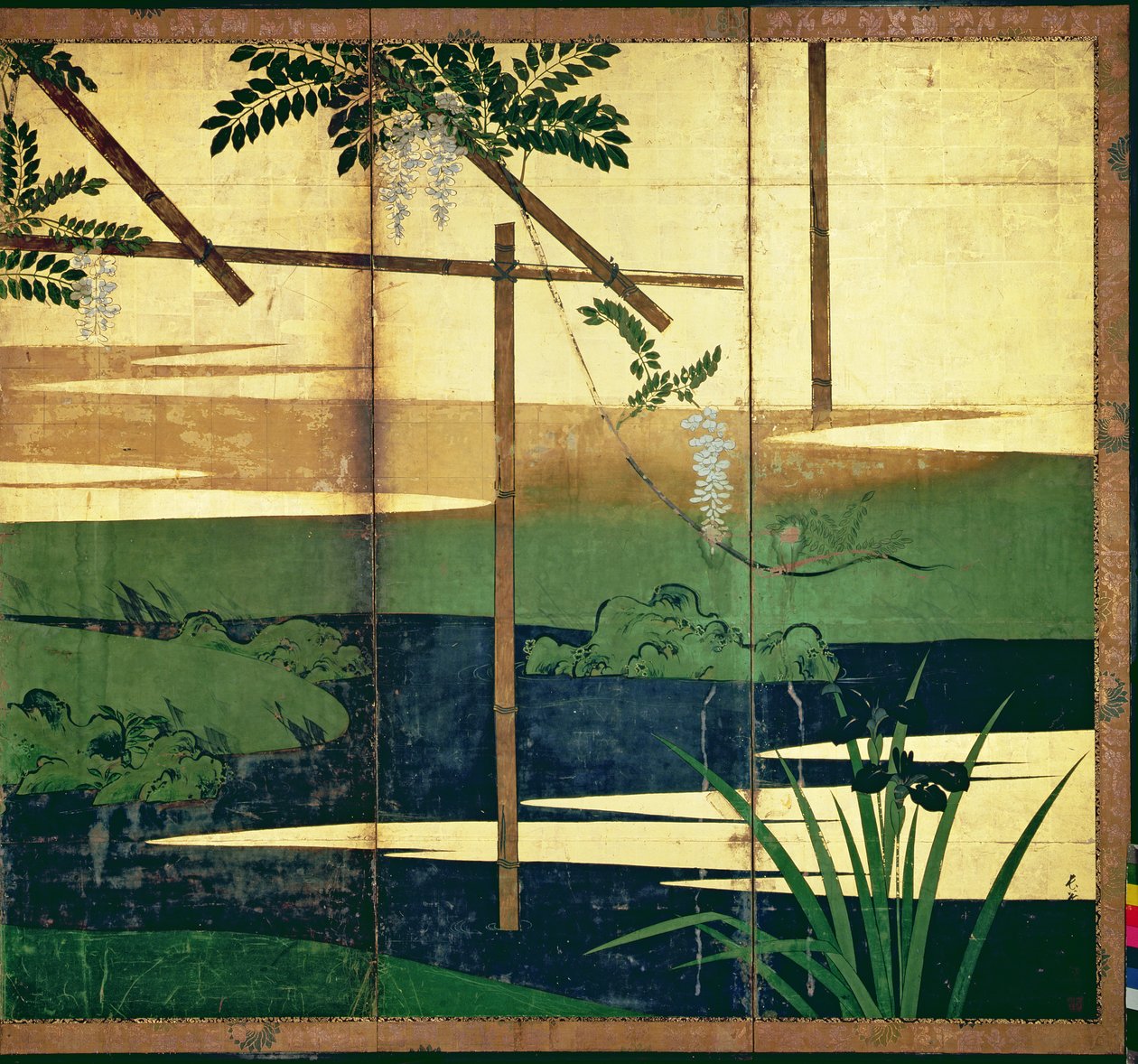 Glycine en fleur - Hasegawa Soen