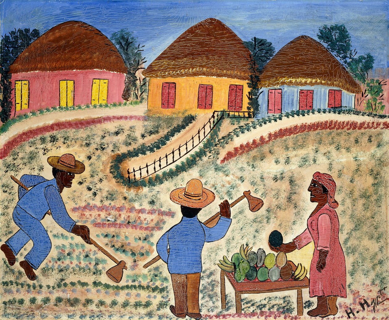 Les Fermiers - Hector Hyppolite