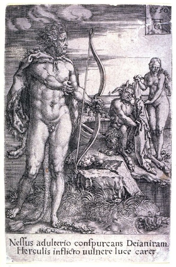 Hercule et le centaure Nessus - Heinrich Aldegrever