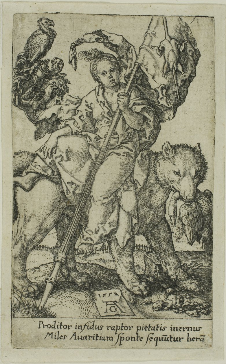 Avarice, des Vices - Heinrich Aldegrever