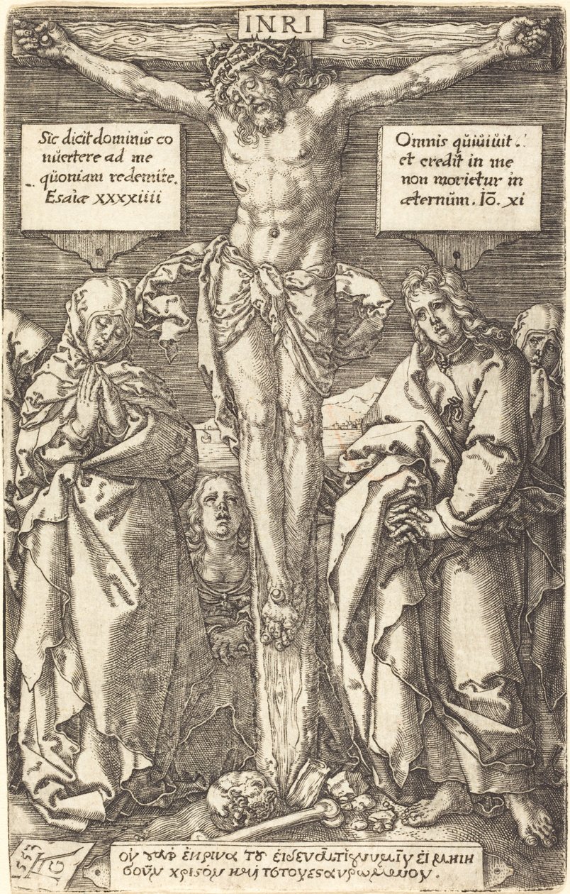 Christ en croix - Heinrich Aldegrever