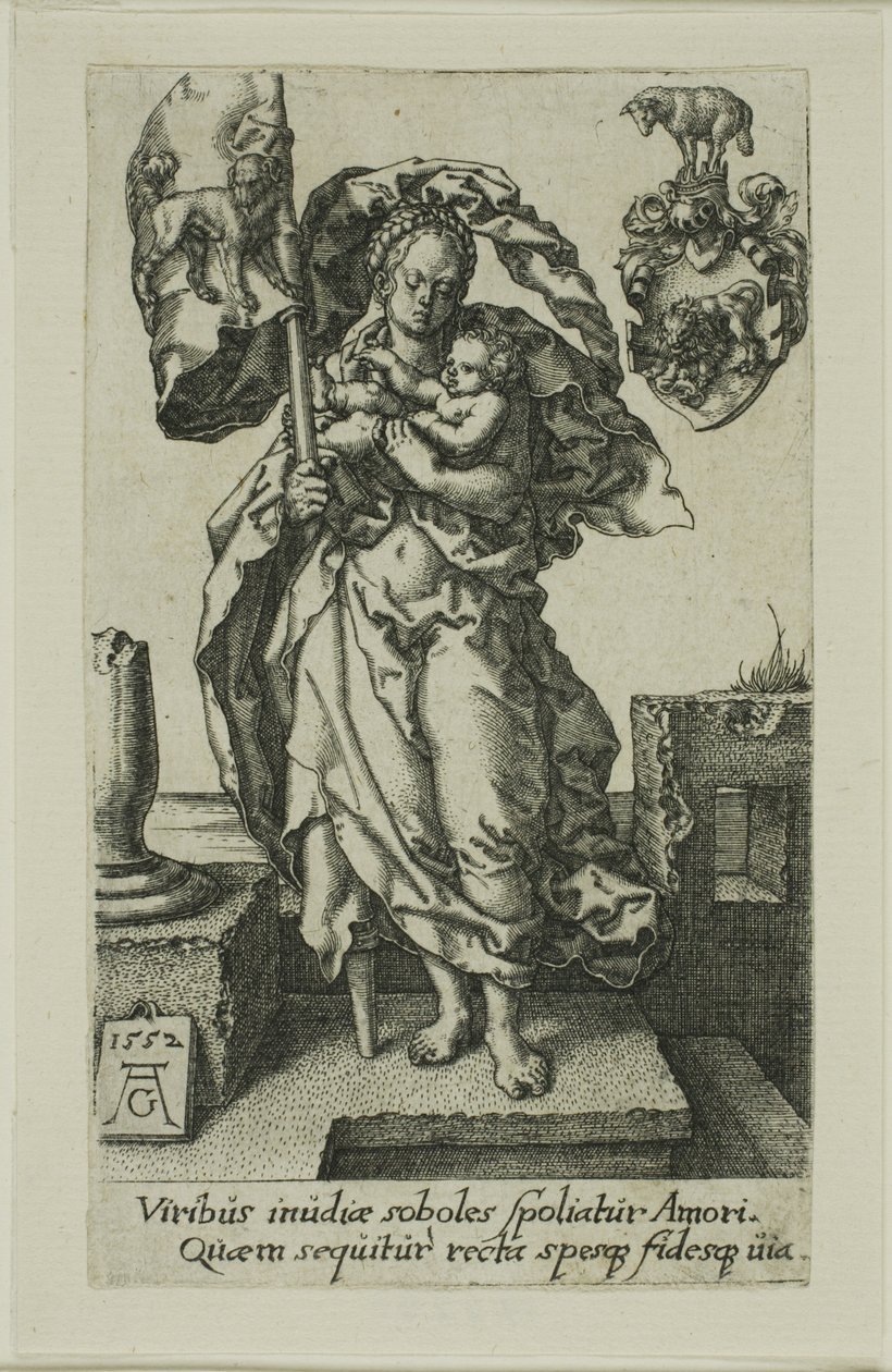 Compassion, des Vertus - Heinrich Aldegrever