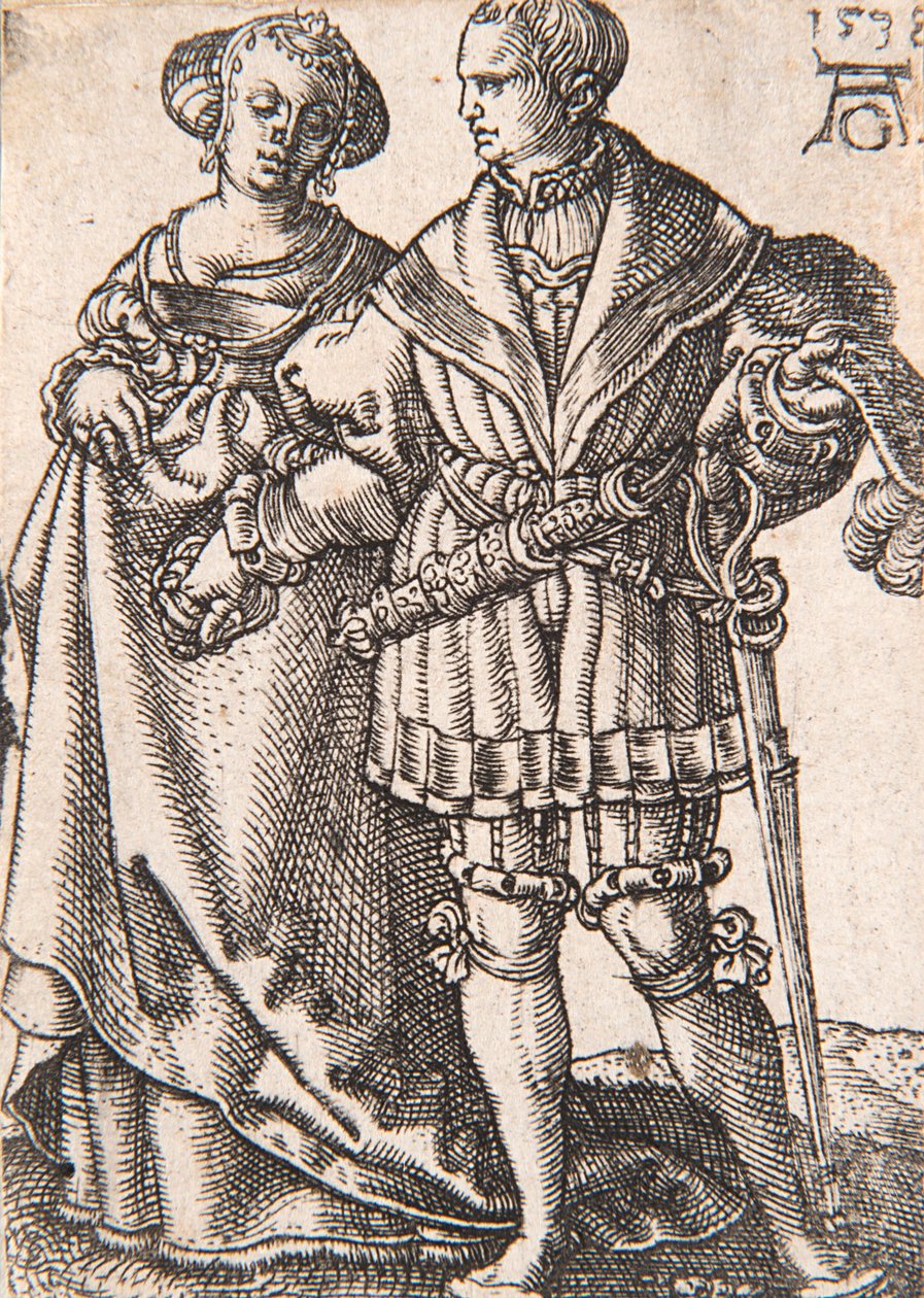 De la série Les Petits Danseurs de Mariage, 1538 - Heinrich Aldegrever