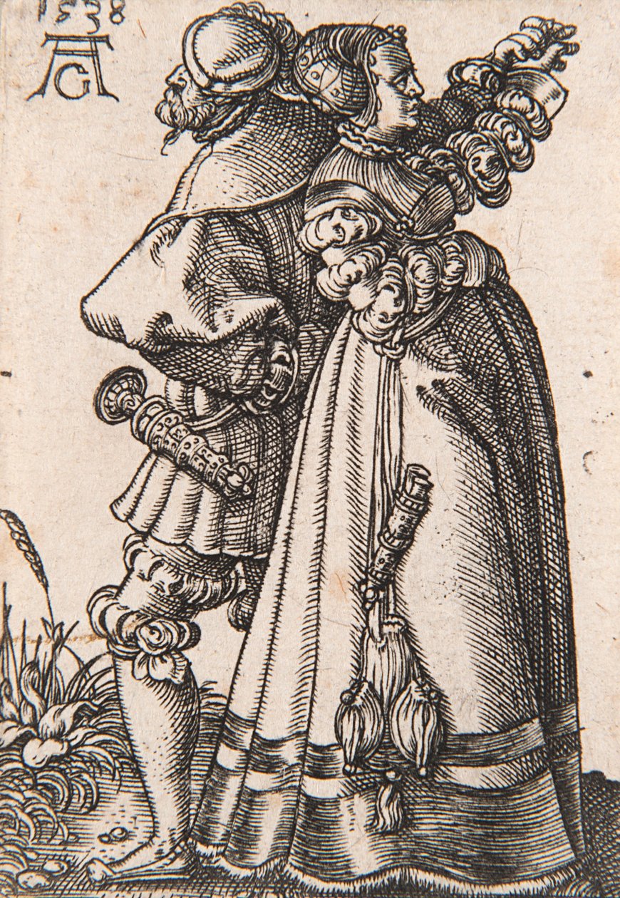 De la série Les Petits Danseurs de Mariage, 1538 - Heinrich Aldegrever