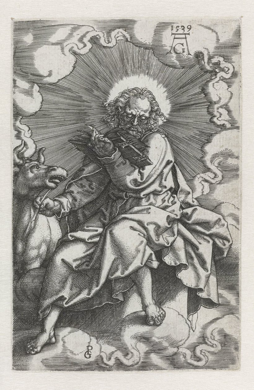 Luc (Les quatre évangélistes) - Heinrich Aldegrever