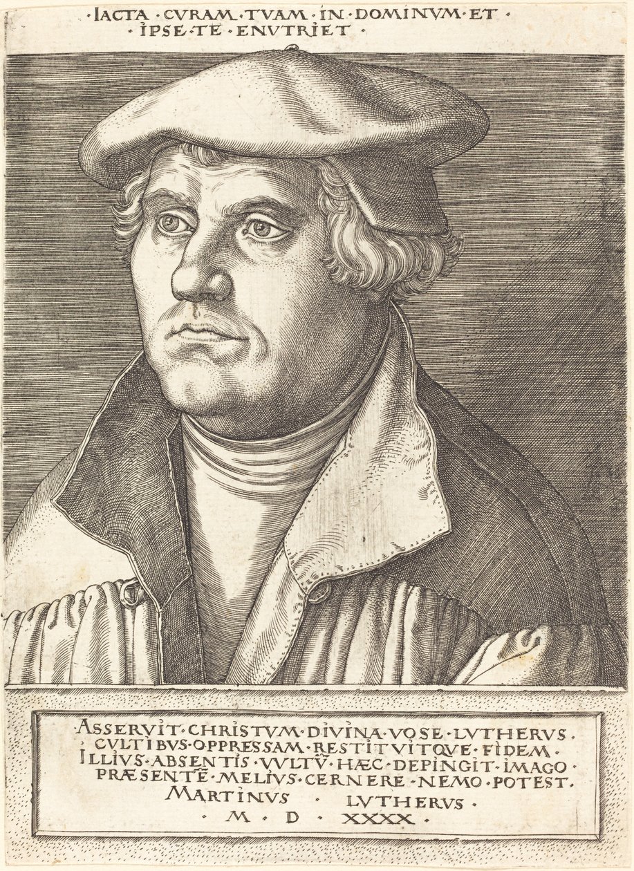 Martin Luther - Heinrich Aldegrever