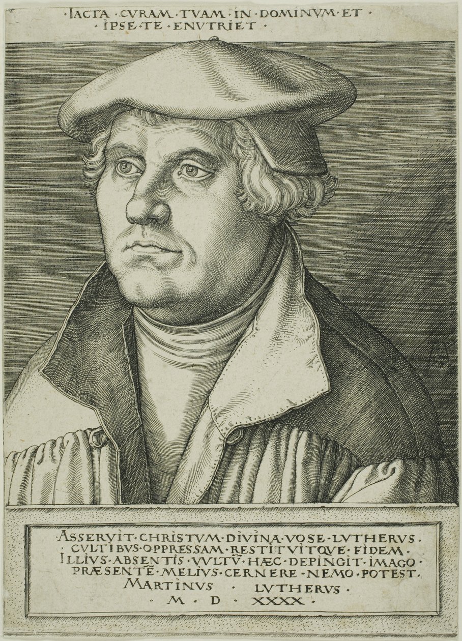 Martin Luther - Heinrich Aldegrever