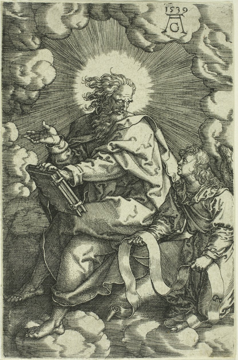 Matthieu, des Quatre Évangélistes, 1539 - Heinrich Aldegrever
