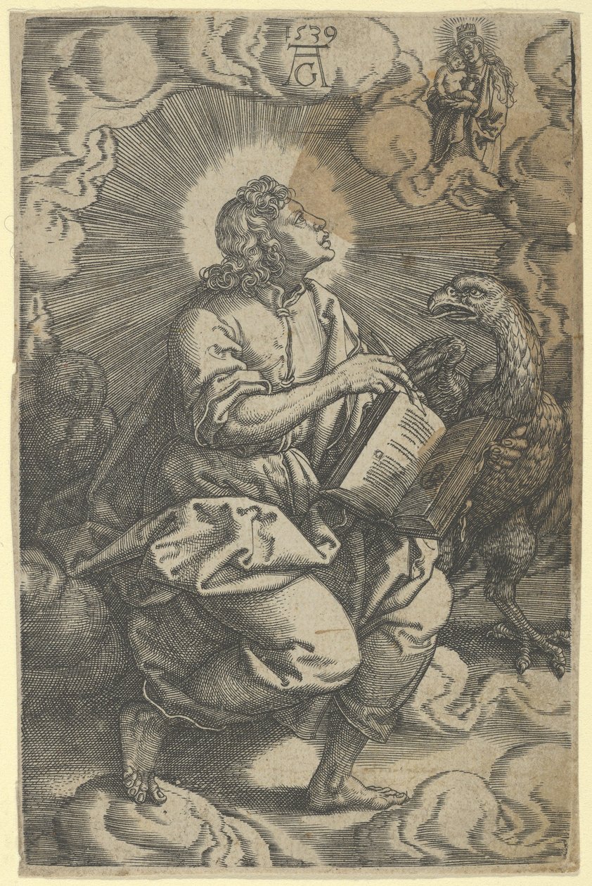 Saint Jean, des Quatre Évangélistes - Heinrich Aldegrever