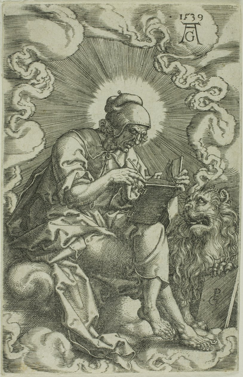 Saint Marc, des Quatre Évangélistes - Heinrich Aldegrever
