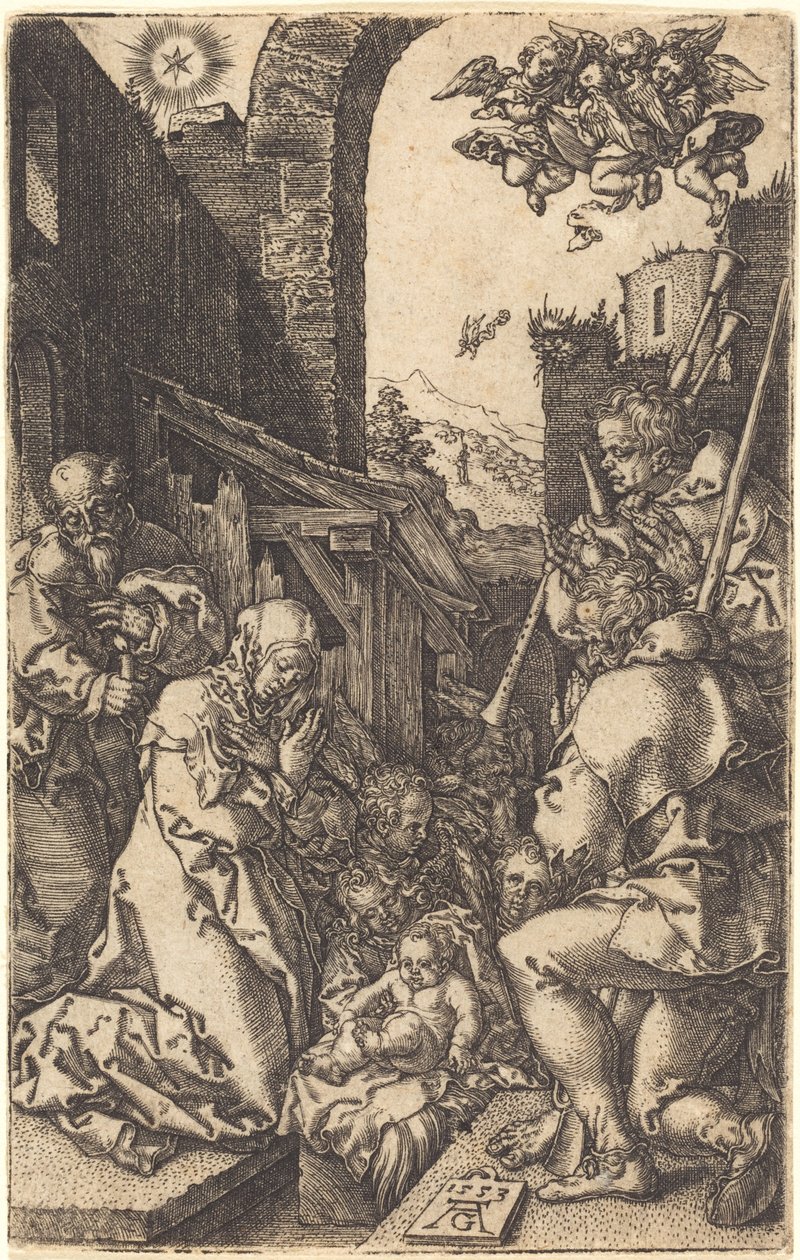 La Nativité - Heinrich Aldegrever
