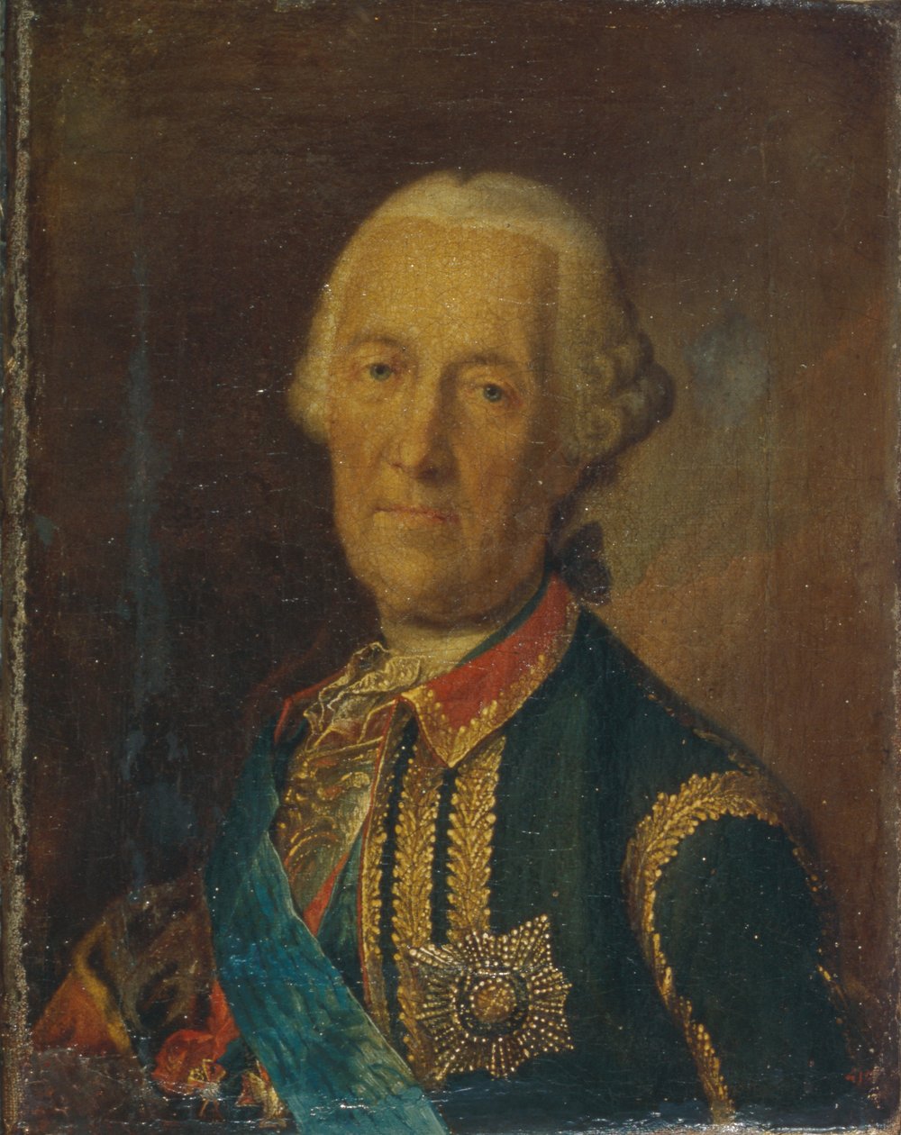 Portrait du maréchal et politicien Comte Burkhard Christoph von Munnich - Heinrich Buchholz