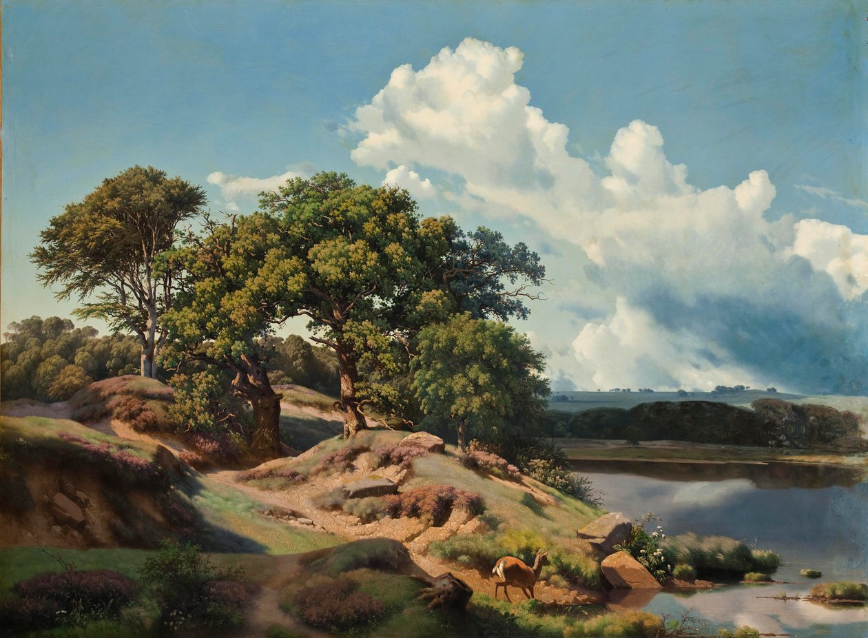 Danois : Paysage danois. Paysage danois. - Heinrich Buntzen