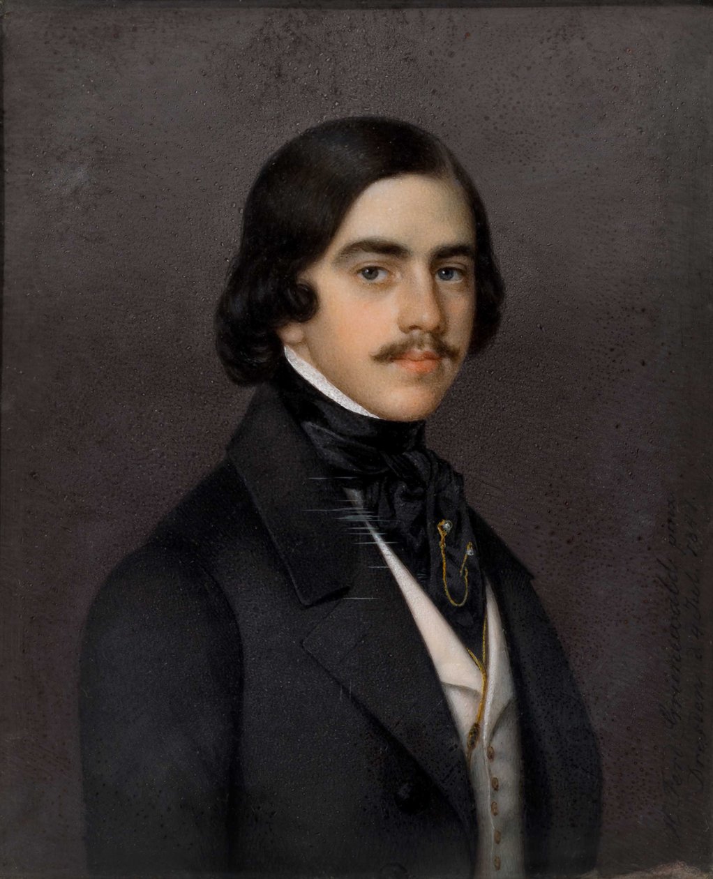 Portrait de Mikhaïl Alexandrovitch Bakounine 1814-1876, 1841 - Heinrich Ferdinand Grünewald