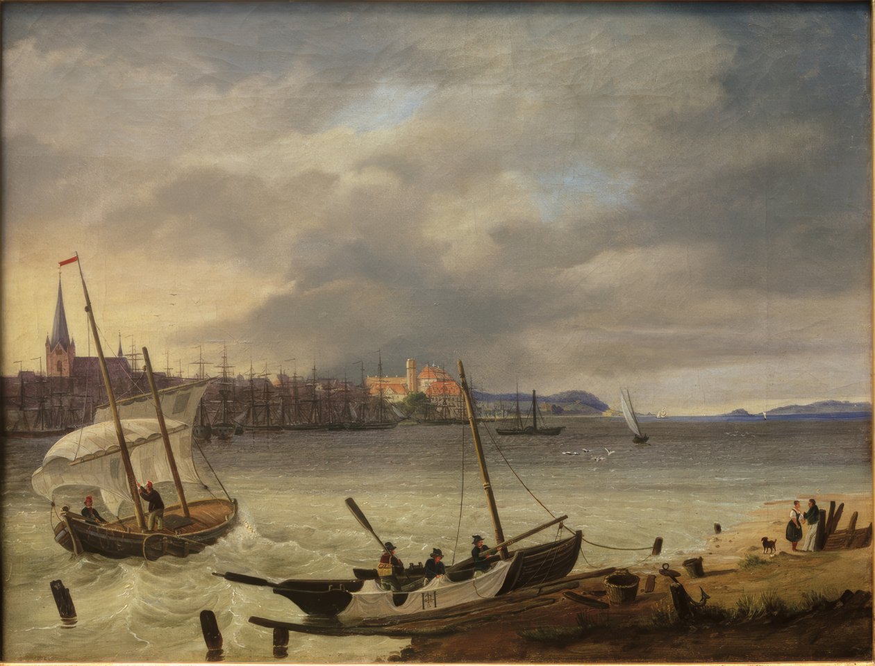Kiel et le fjord de Kiel - Heinrich Hintze